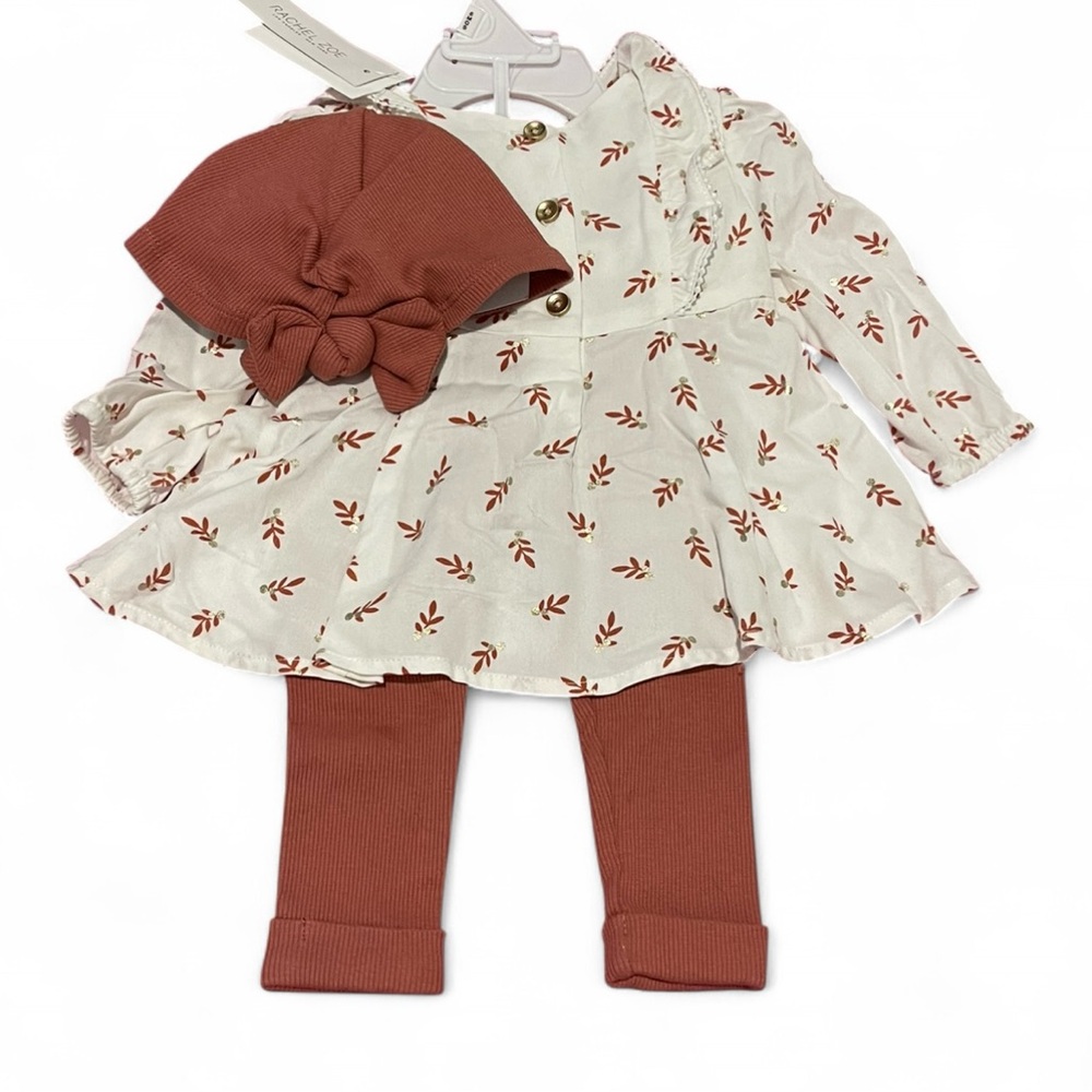 Rachel Zoe White and Rust Kids Outfit